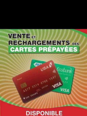 ACHAT ET RECHARGEMENT CARTE VISA